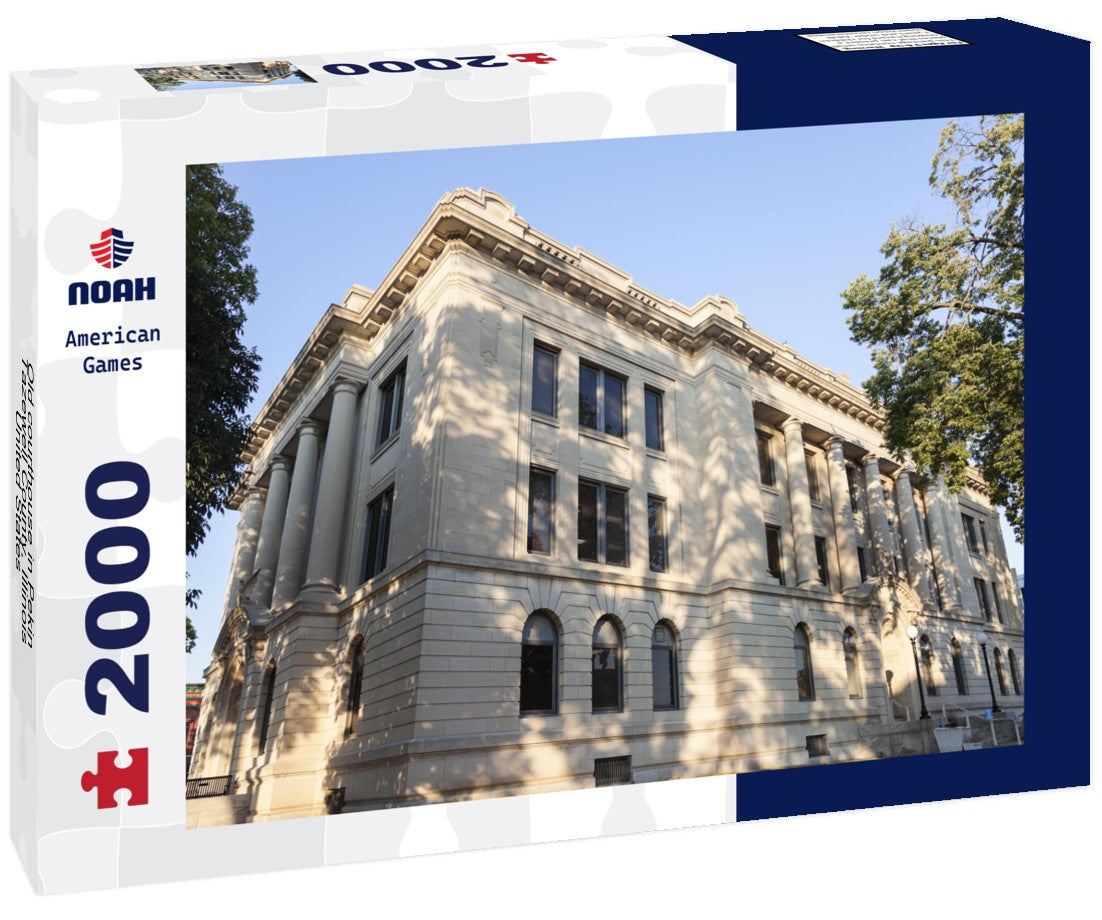 Old courthouse in Pekin, Tazewell County, Illinois, United States 2000pc Puzzle