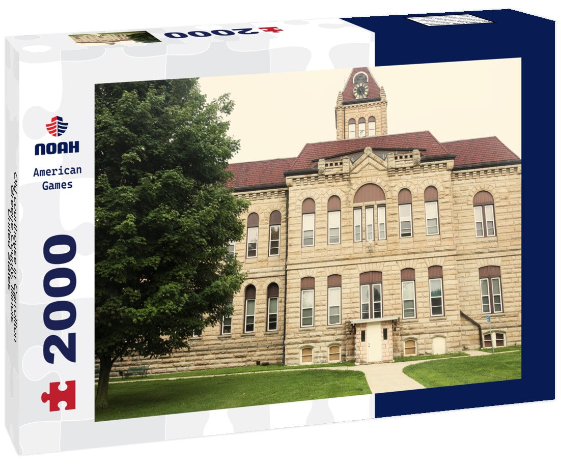 Old courthouse in Carrollton, Greene County, Illinois, United States 2000pc Puzzle