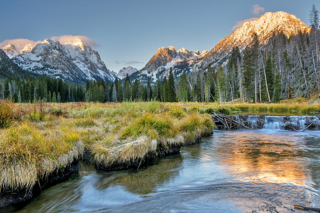 Sunrise in the Idaho mountains and beaver dam 2000pc Puzzle