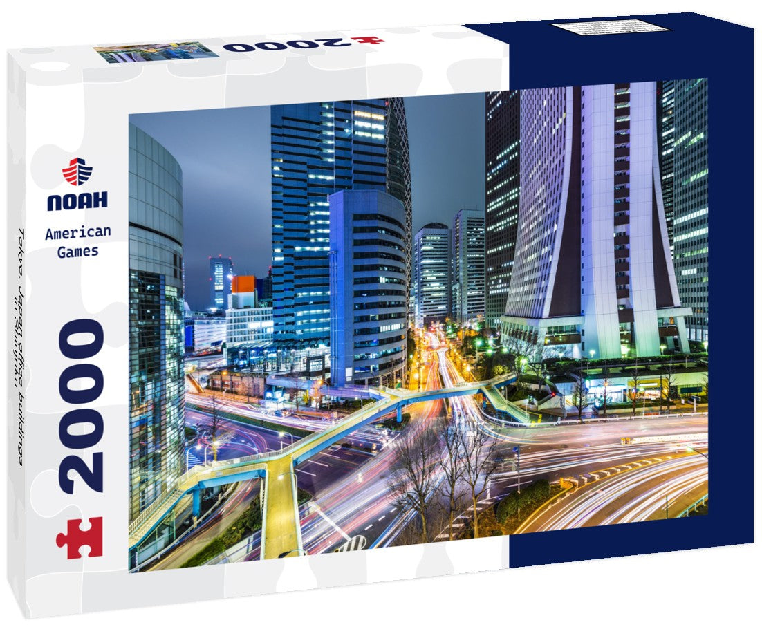 Tokyo, Japan office buildings in Shinjuku 2000pc Puzzle