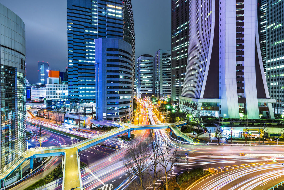 Tokyo, Japan office buildings in Shinjuku 2000pc Puzzle