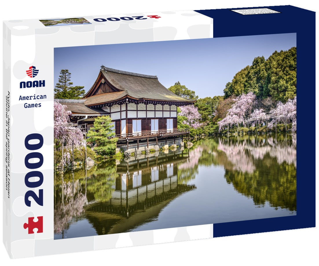 Kyoto, Japan gardens at Heian Shrine in the spring season 2000pc Puzzle