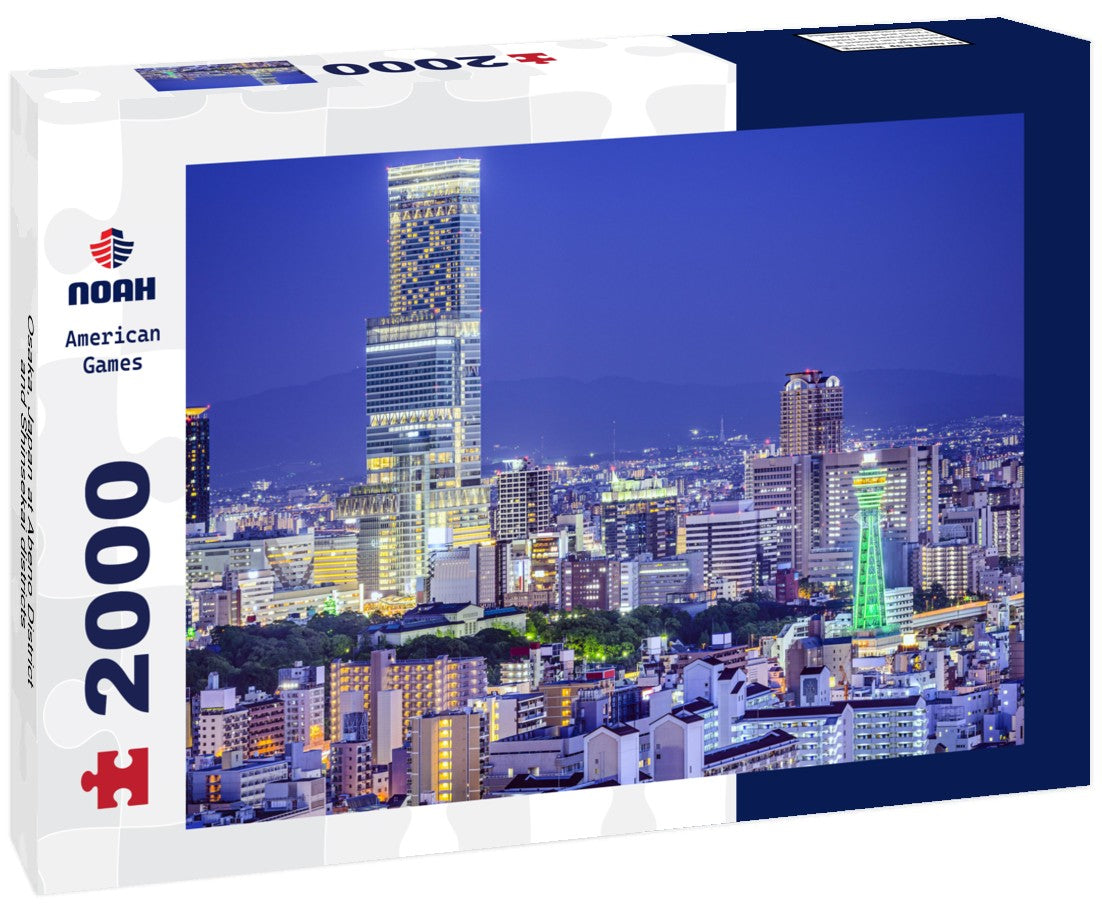 Osaka, Japan at Abeno District and Shinsekai districts 2000pc Puzzle