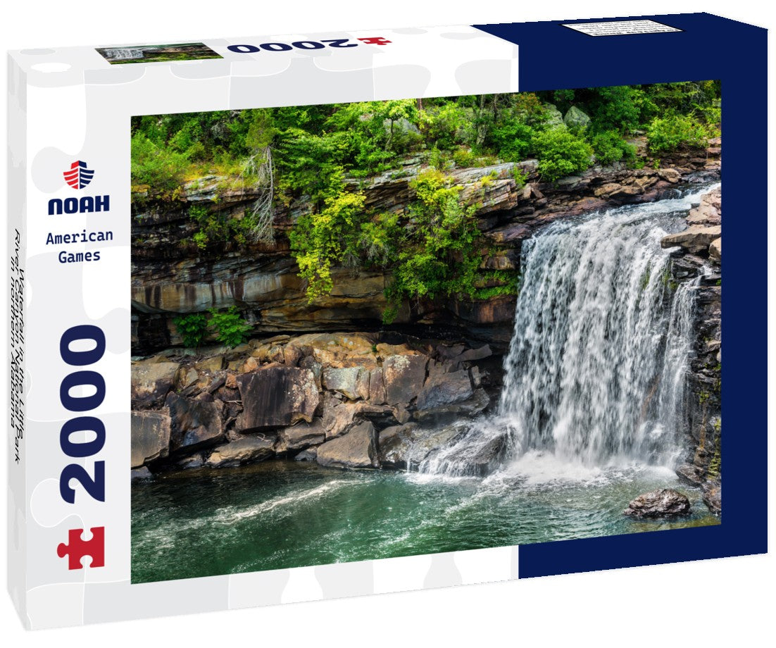Waterfall in the Little River Canyon National Park in northern Alabama 2000pc Puzzle