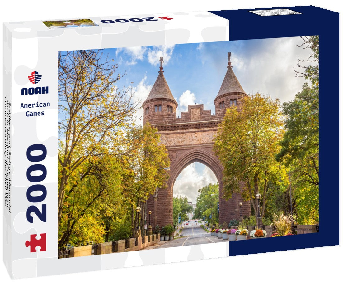 Soldiers and Sailors Memorial Arch in Hartford, Connecticut commemorating the Civil War 2000pc Puzzle
