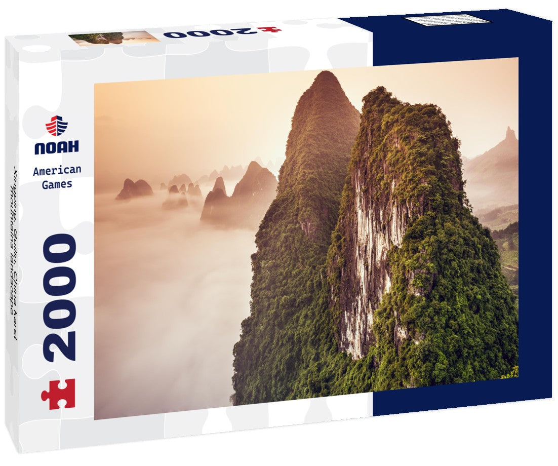 Xingping, Guilin, China karst mountains landscape 2000pc Puzzle
