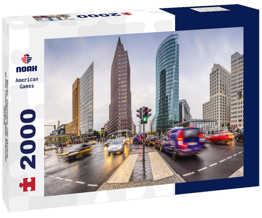 Berlin, Germany city skyline at the Potsdamer platz financial district 2000pc Puzzle