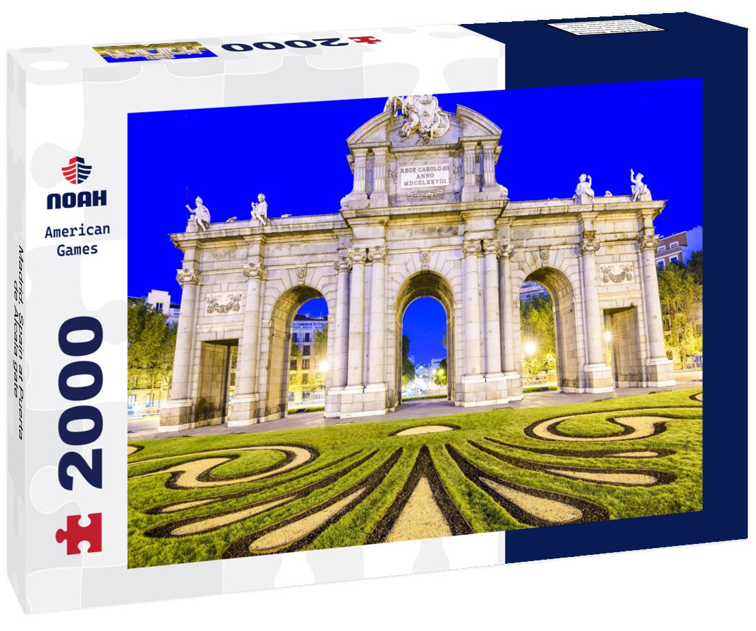 Madrid, Spain at Puerta de Alcala gate 2000pc Puzzle