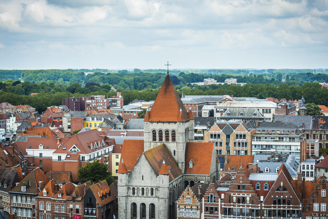 Tournai skyline as seen from the tallest belfry in Belgium 2000pc Puzzle