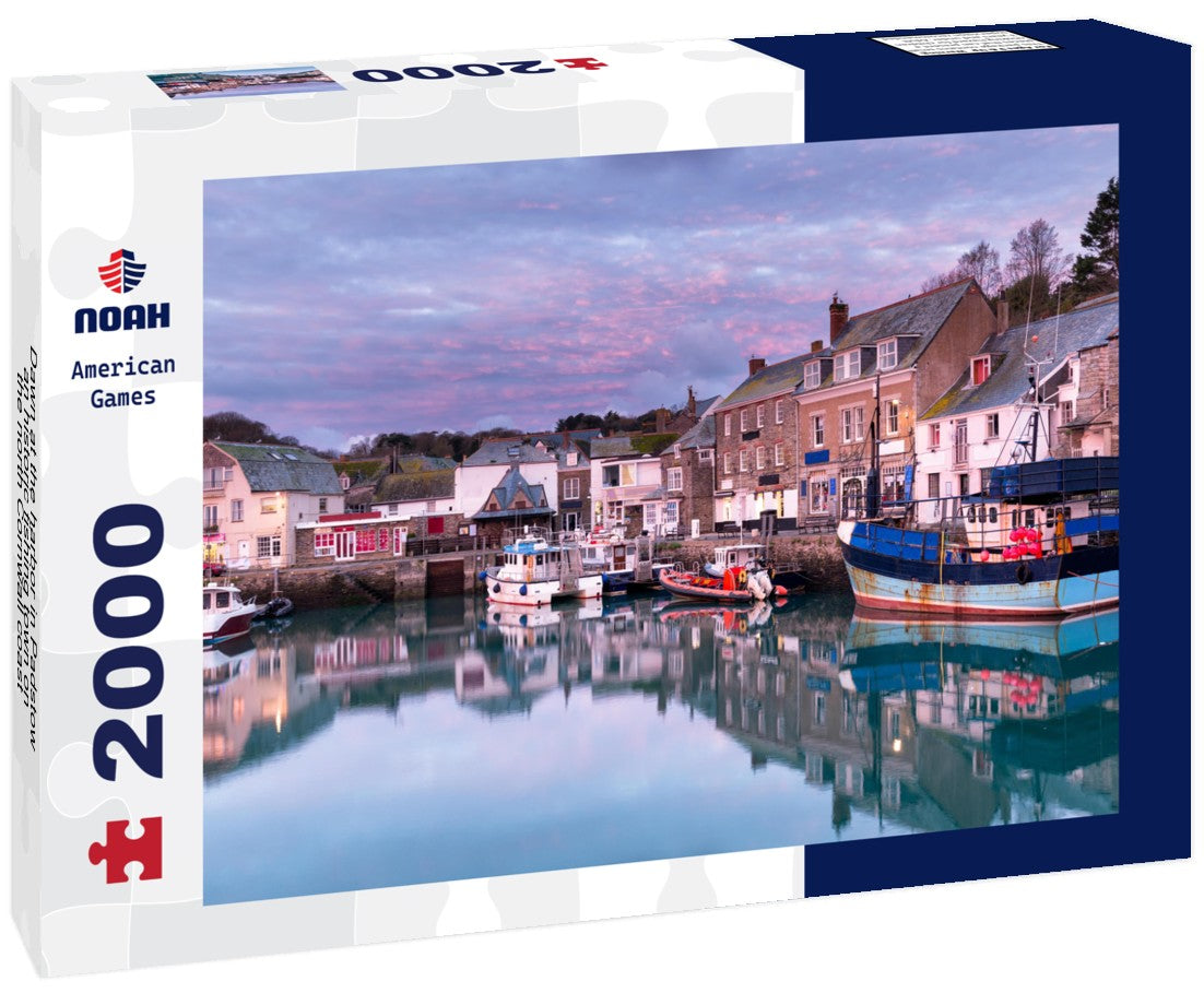 Dawn at the harbor in Padstow an historic fishing town on the north Cornwall coast 2000pc Puzzle