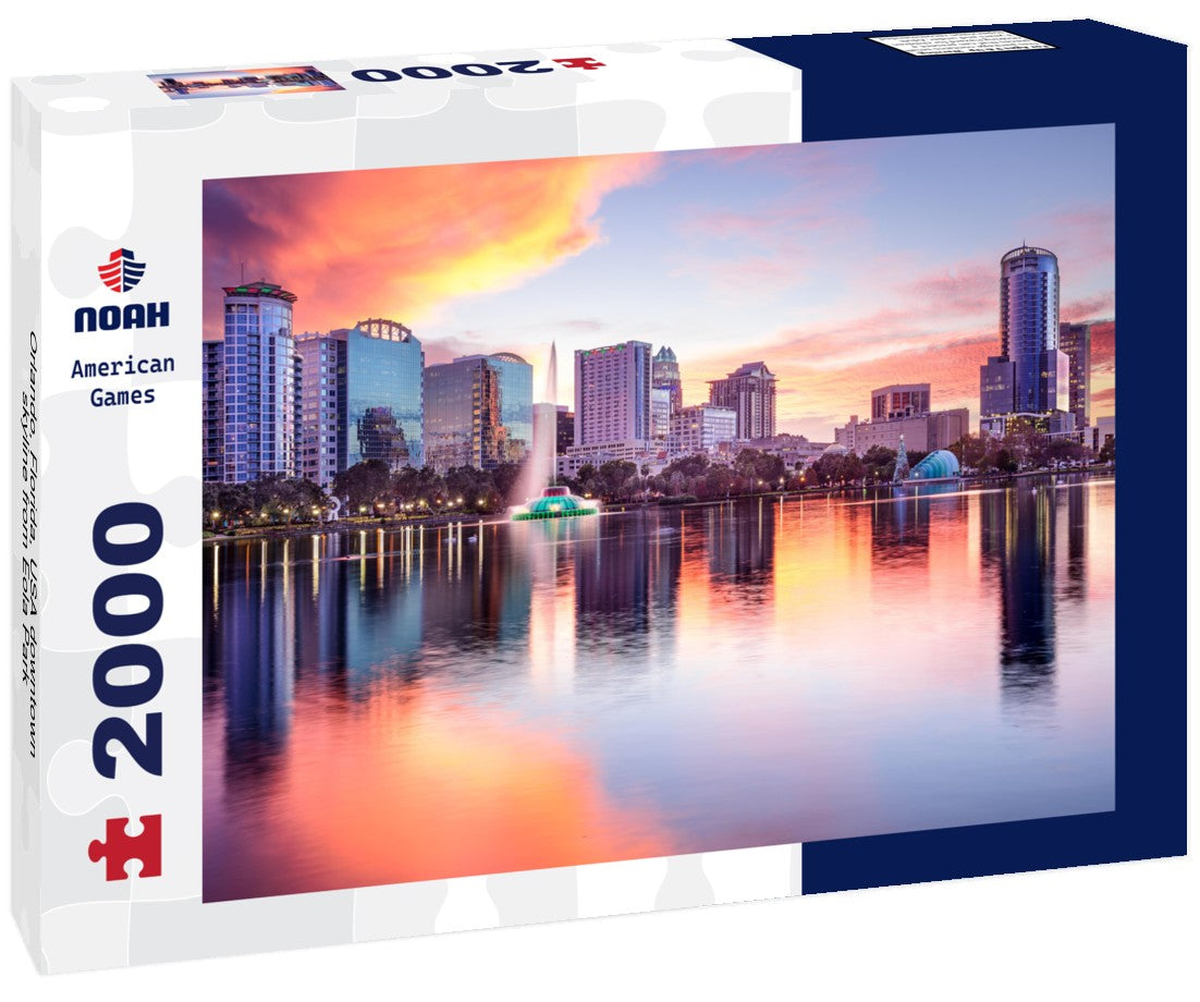 Orlando, Florida, USA downtown skyline from Eola Park 2000pc Puzzle