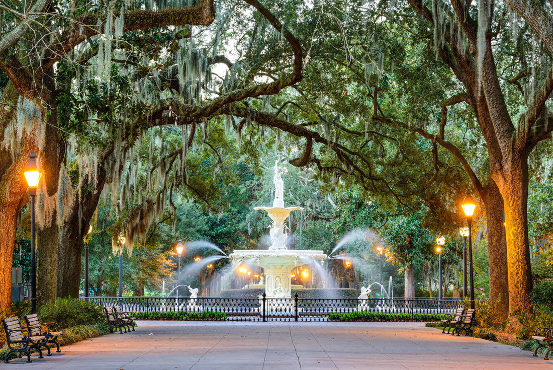 Savannah, Georgia, USA at Forsyth Park Fountain 2000pc Puzzle