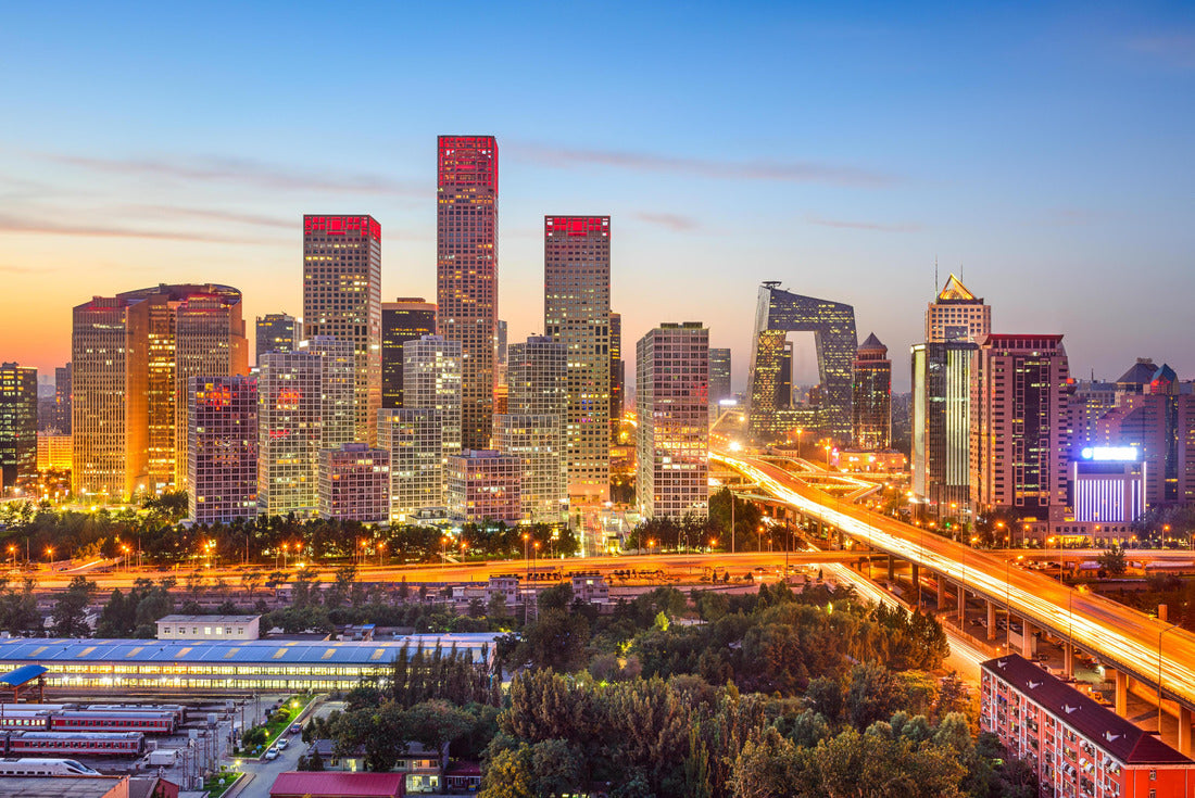 Beijing, China CBD skyline at sunset 2000pc Puzzle