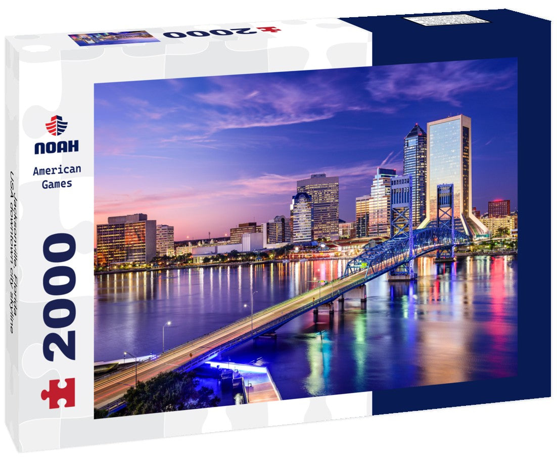 Jacksonville, Florida, USA downtown city skyline 2000pc Puzzle