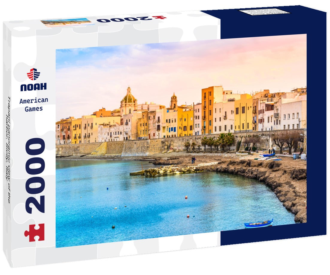 Trapani the harbor, Sicily, Italy 2000pc Puzzle