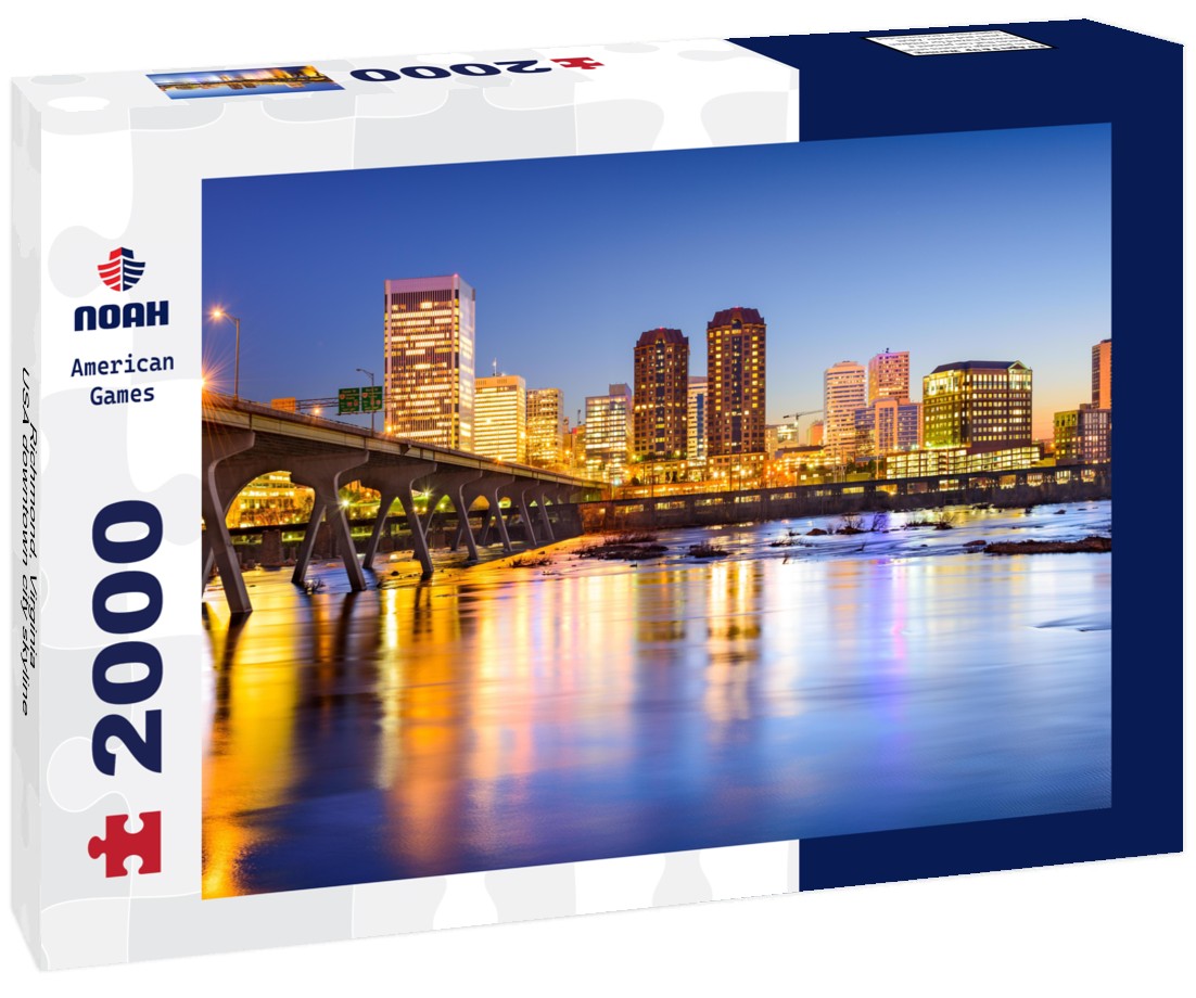 Richmond, Virginia, USA downtown city skyline 2000pc Puzzle