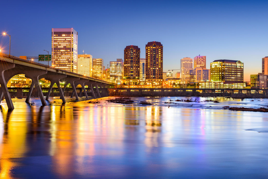 Richmond, Virginia, USA downtown city skyline 2000pc Puzzle