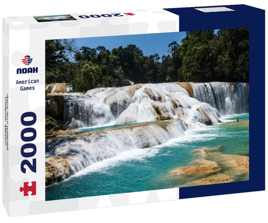 Aqua Azul waterfall, Chiapas, Mexico 2000pc Puzzle