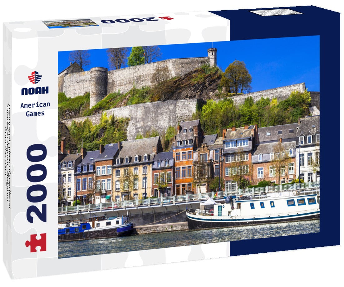 medieval citadel in Namur, Belgium from the river 2000pc Puzzle