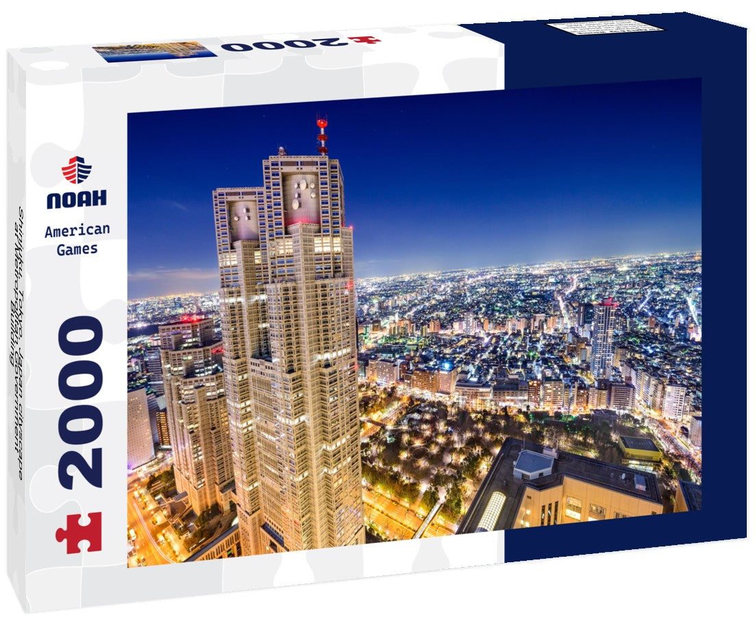 Shinjuku, Tokyo, Japan cityscape at Metropolitan Government Building 2000pc Puzzle