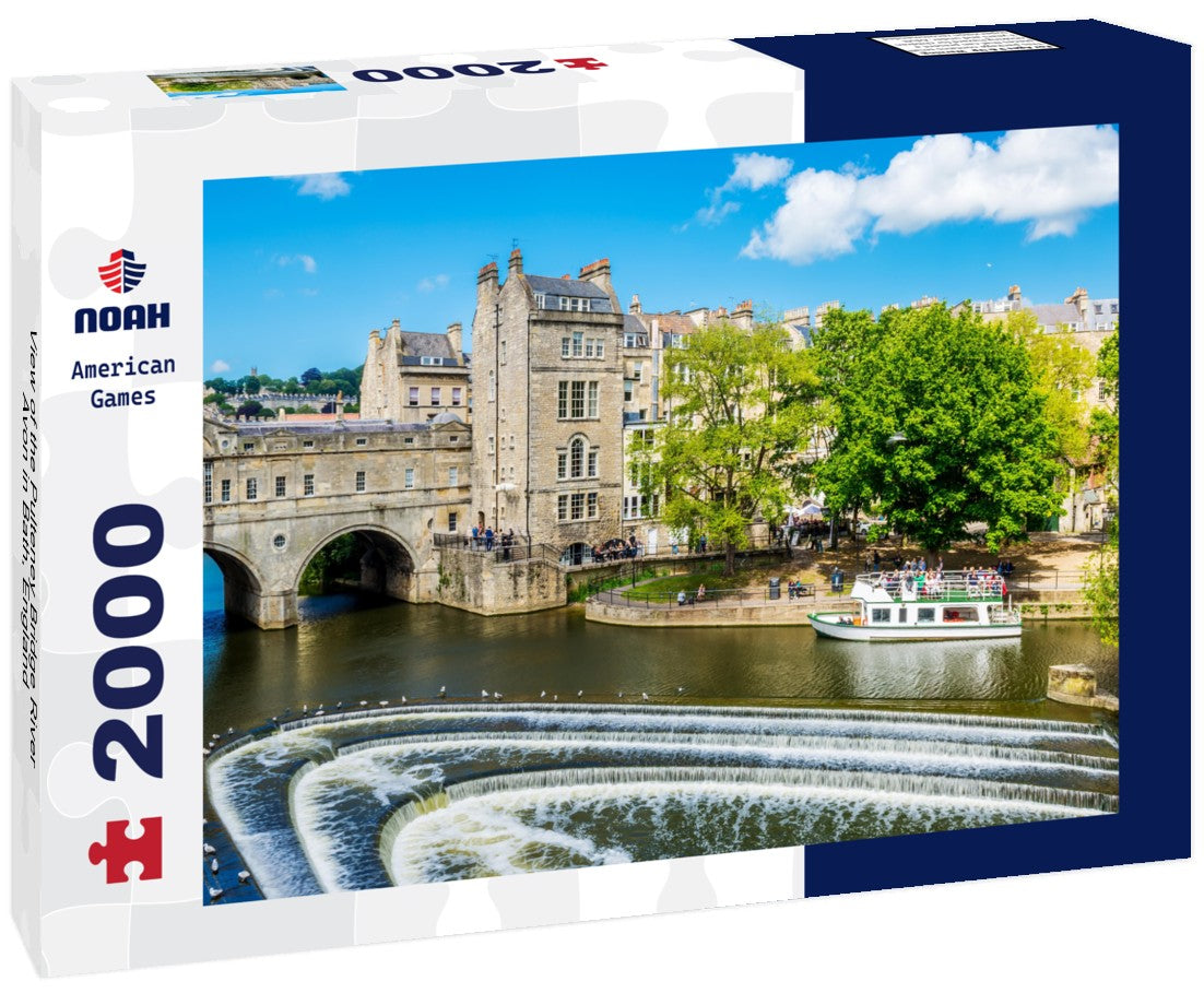 the Pulteney Bridge River Avon in Bath, England 2000pc Puzzle