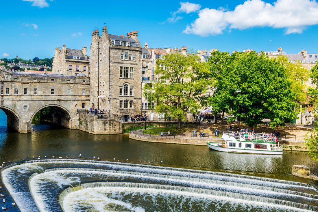 the Pulteney Bridge River Avon in Bath, England 2000pc Puzzle