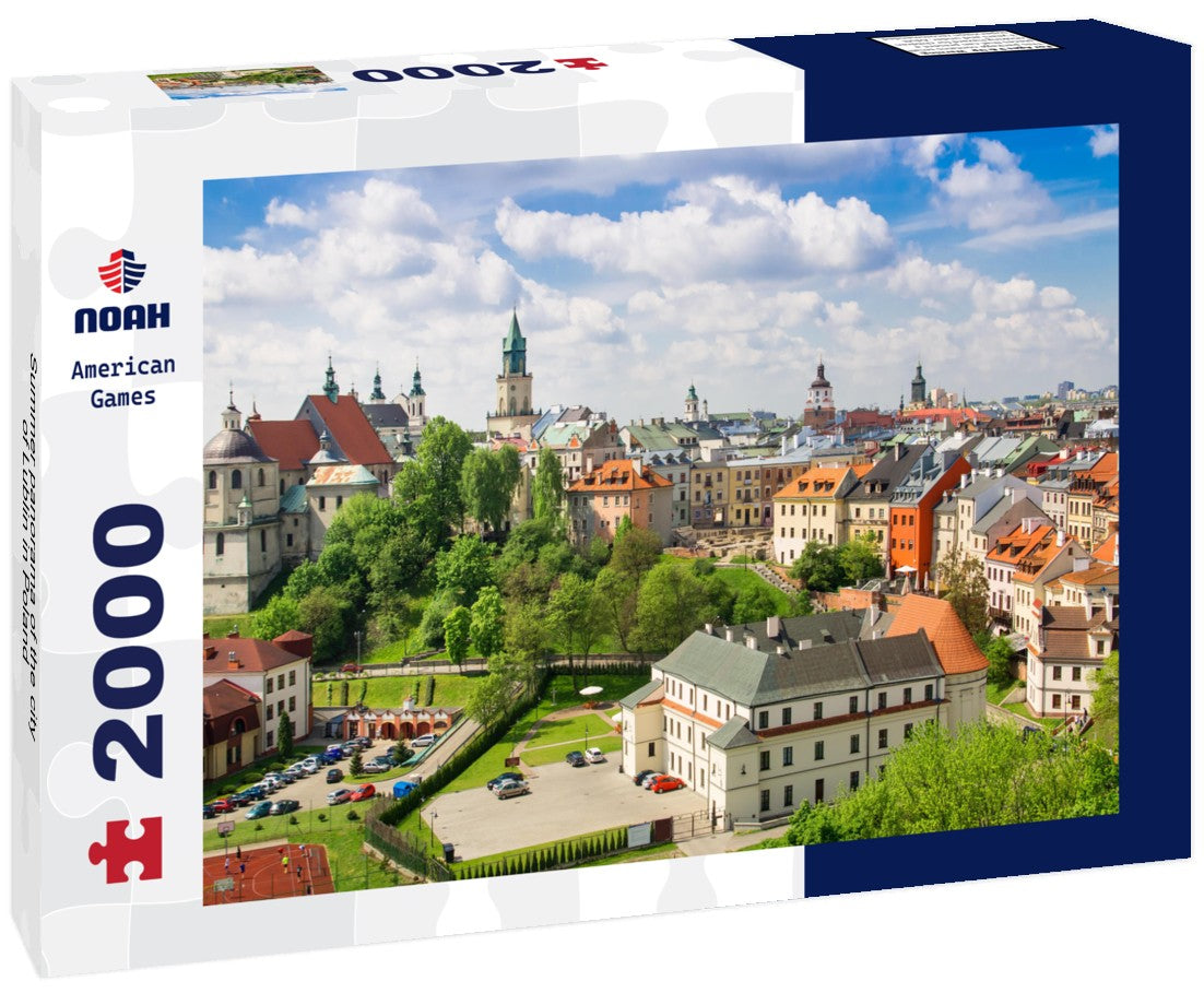 Summer the city of Lublin in Poland 2000pc Puzzle