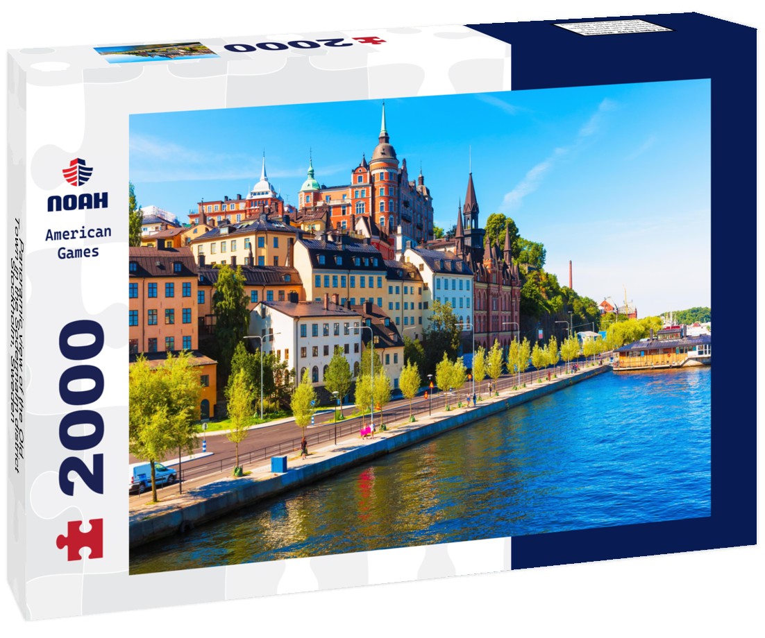 the Old Town in the Sodermalm district, Stockholm, Sweden 2000pc Puzzle