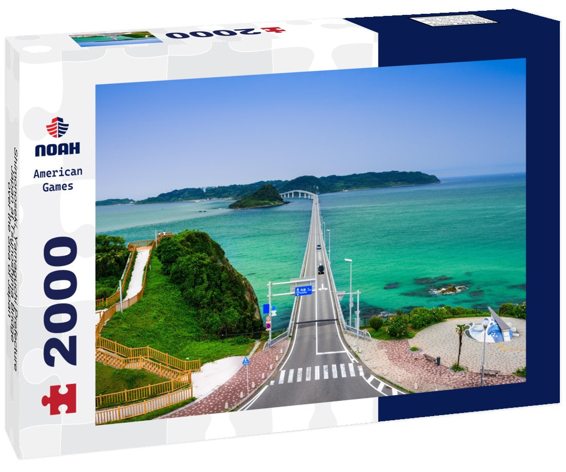 Shimonoseki, Yamaguchi Prefecture, Japan at Tsunoshima Bridge over the Sea of Japan 2000pc Puzzle