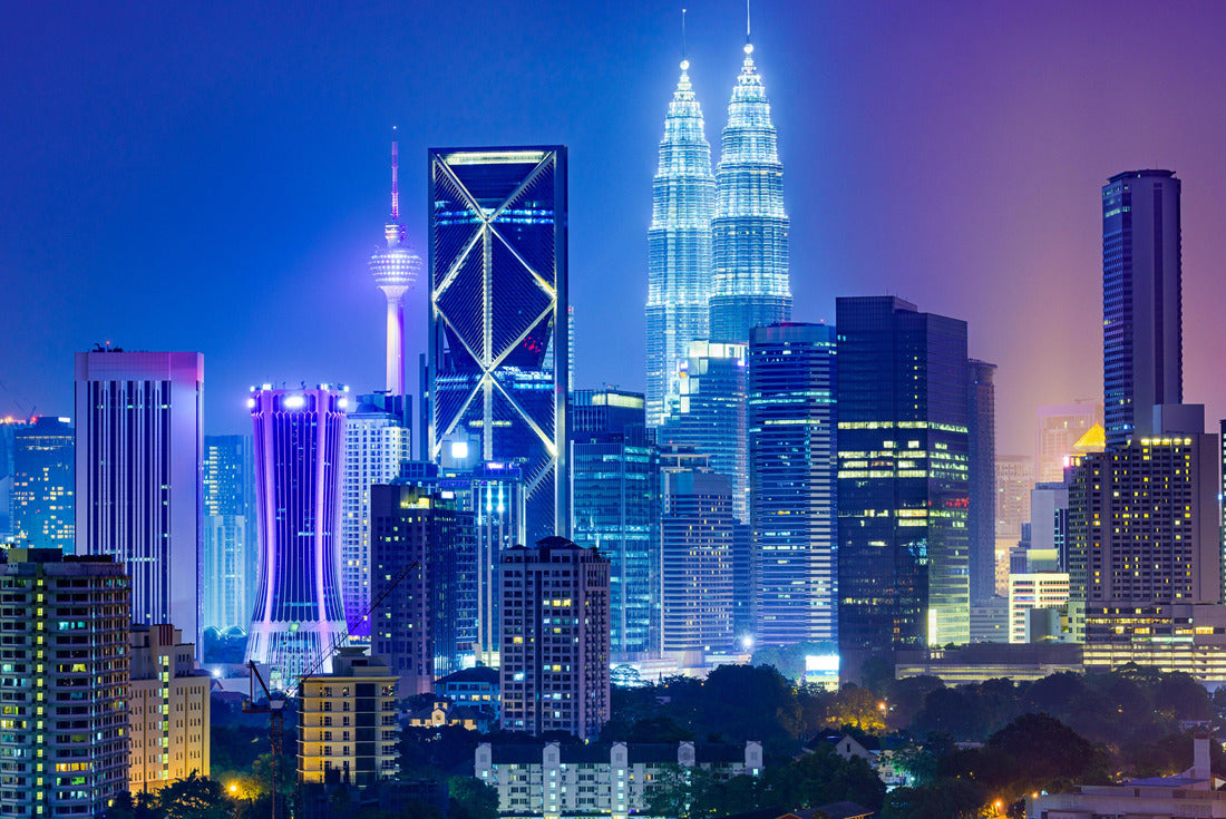 Kuala Lumpur, Malaysia city skyline 2000pc Puzzle