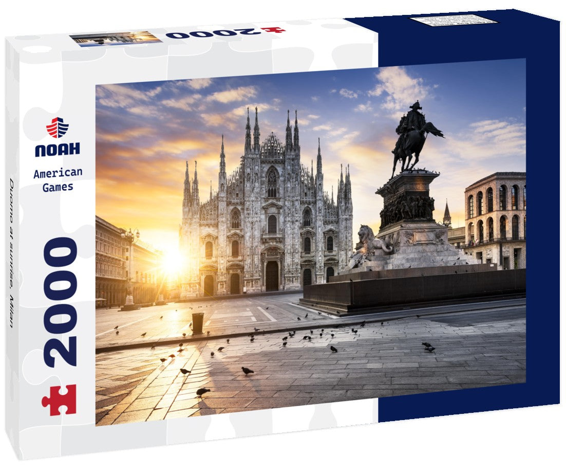Duomo at sunrise, Milan 2000pc Puzzle
