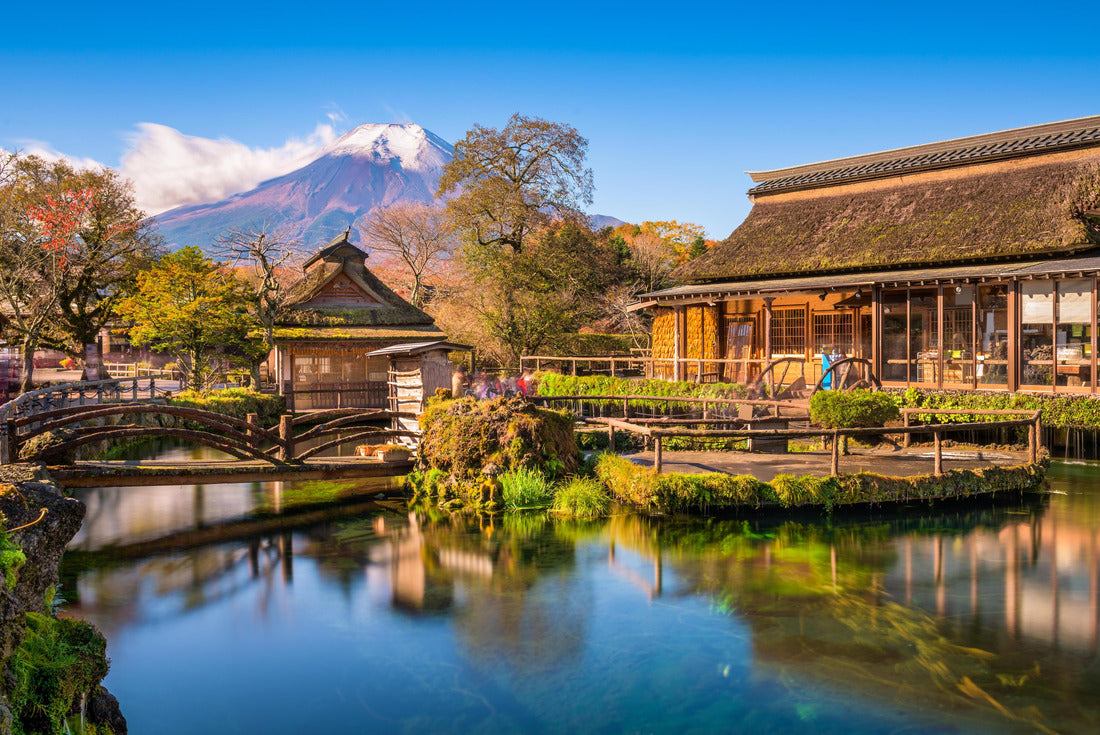 Oshino Hakkai, Japan with Mt. Fuji in the background 2000pc Puzzle