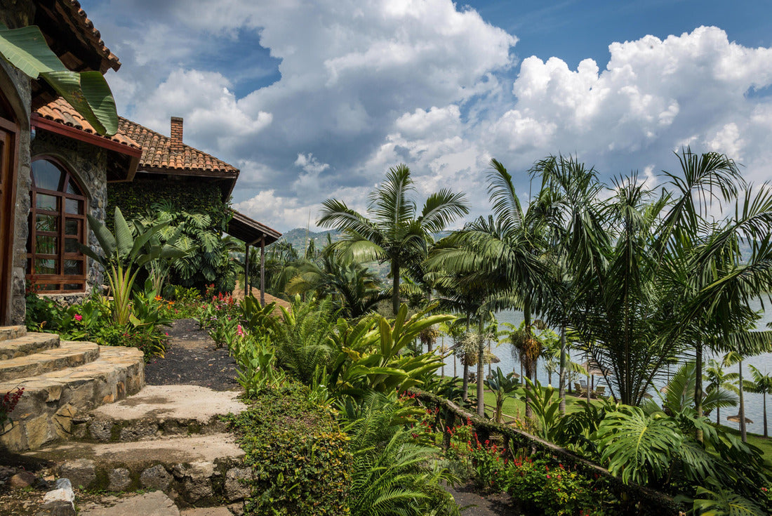 Noah Jigsaw Puzzle Beautiful landscape at the lake kivu edge in Rwanda, East Africa 2000 pieces