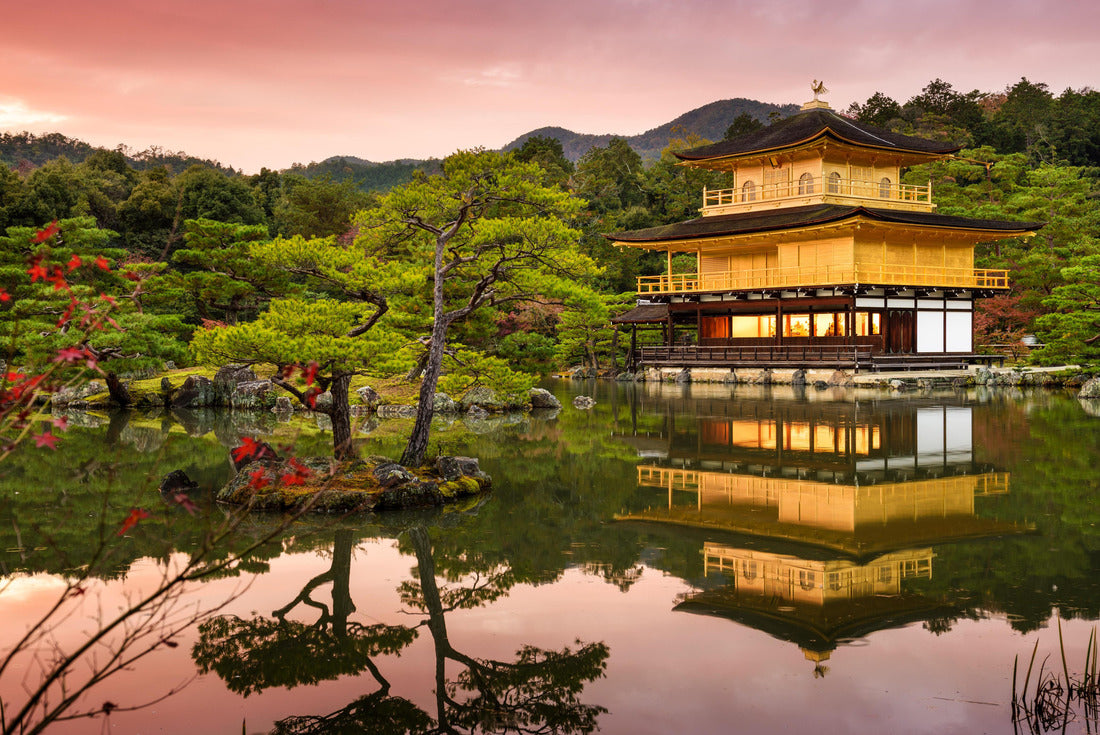 Kyoto, Japan at the Golden Pavilion at dusk 2000pc Puzzle