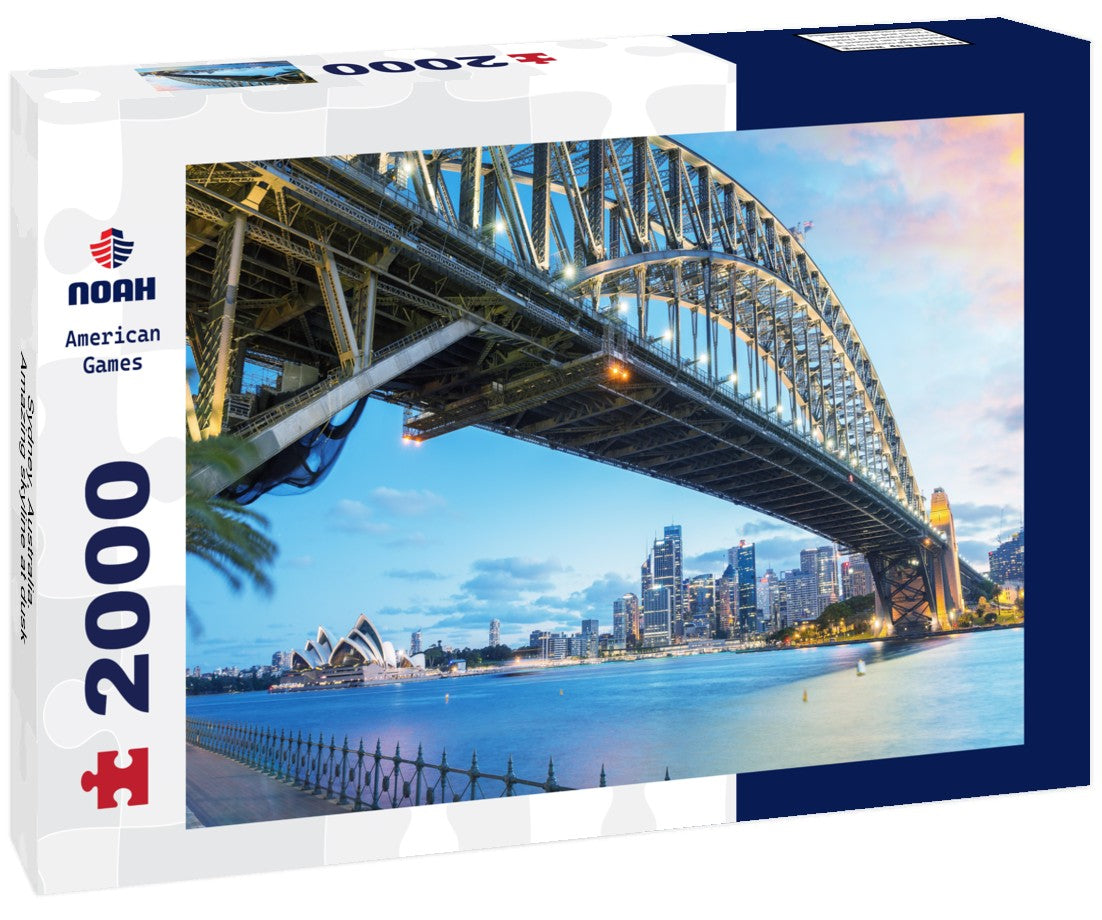 Sydney, Australia. Amazing skyline at dusk 2000pc Puzzle