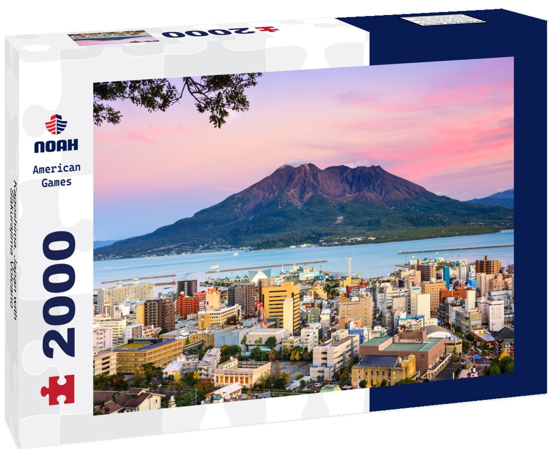 Kagoshima, Japan with Sakurajima Volcano 2000pc Puzzle