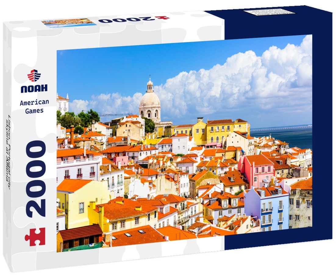 Lisbon, Portugal city skyline at Alfama 2000pc Puzzle
