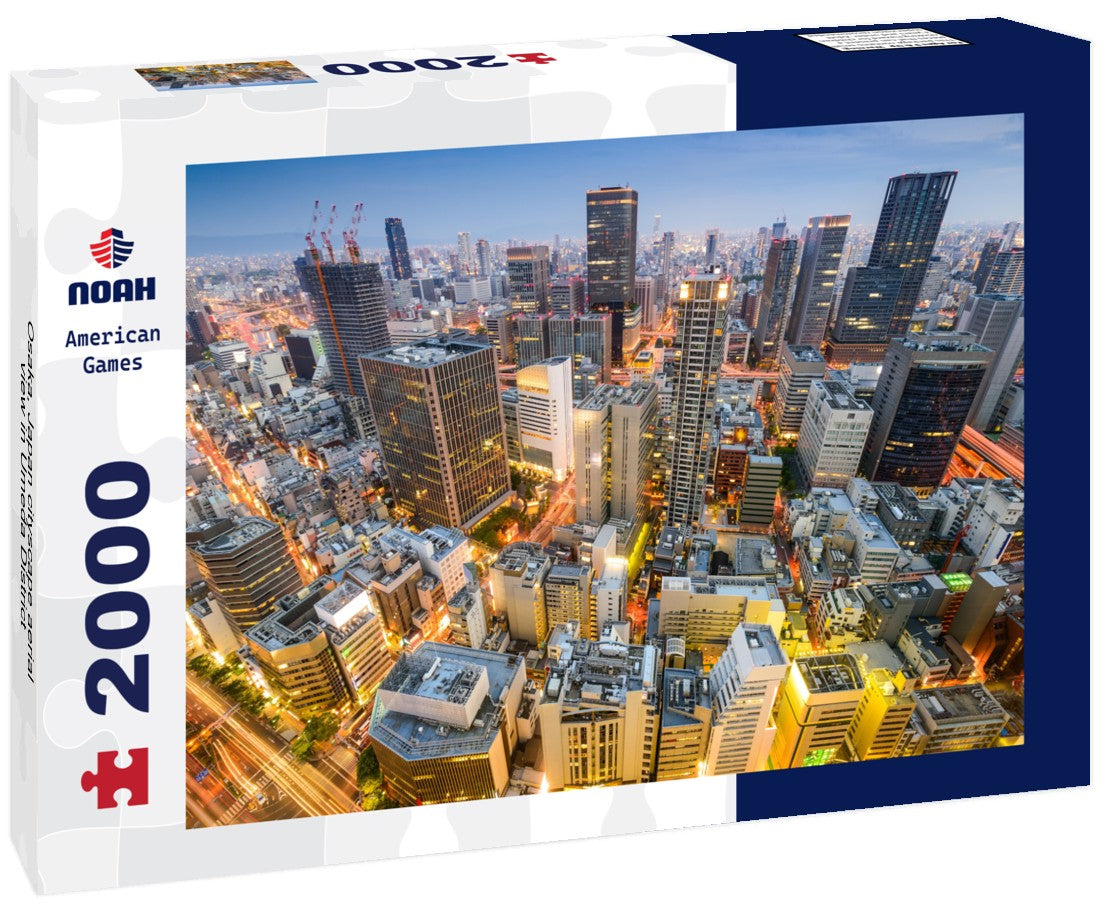 Osaka, Japan cityscape aerial view in Umeda District 2000pc Puzzle
