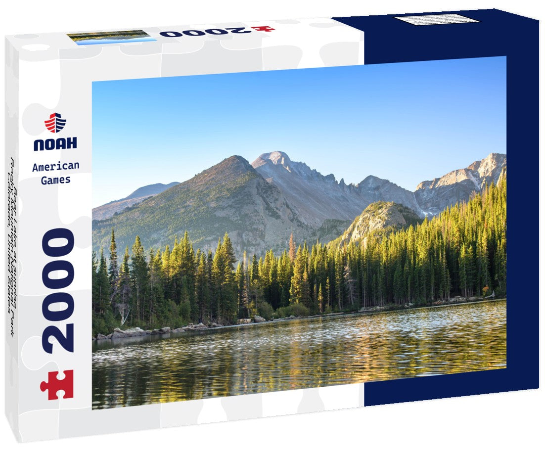 Bear Lake at sunrise. Rocky Mountain National Park, Colorado, United States 2000pc Puzzle