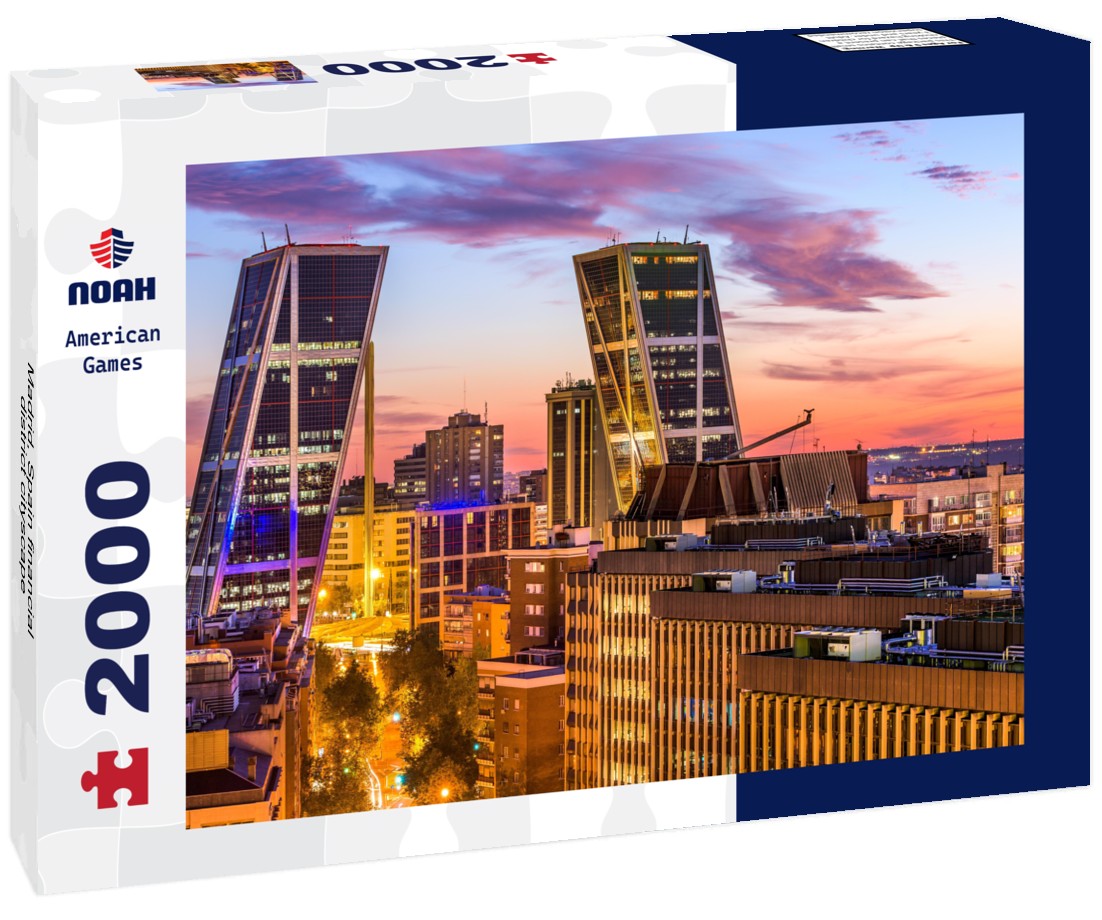 Madrid, Spain financial district cityscape 2000pc Puzzle