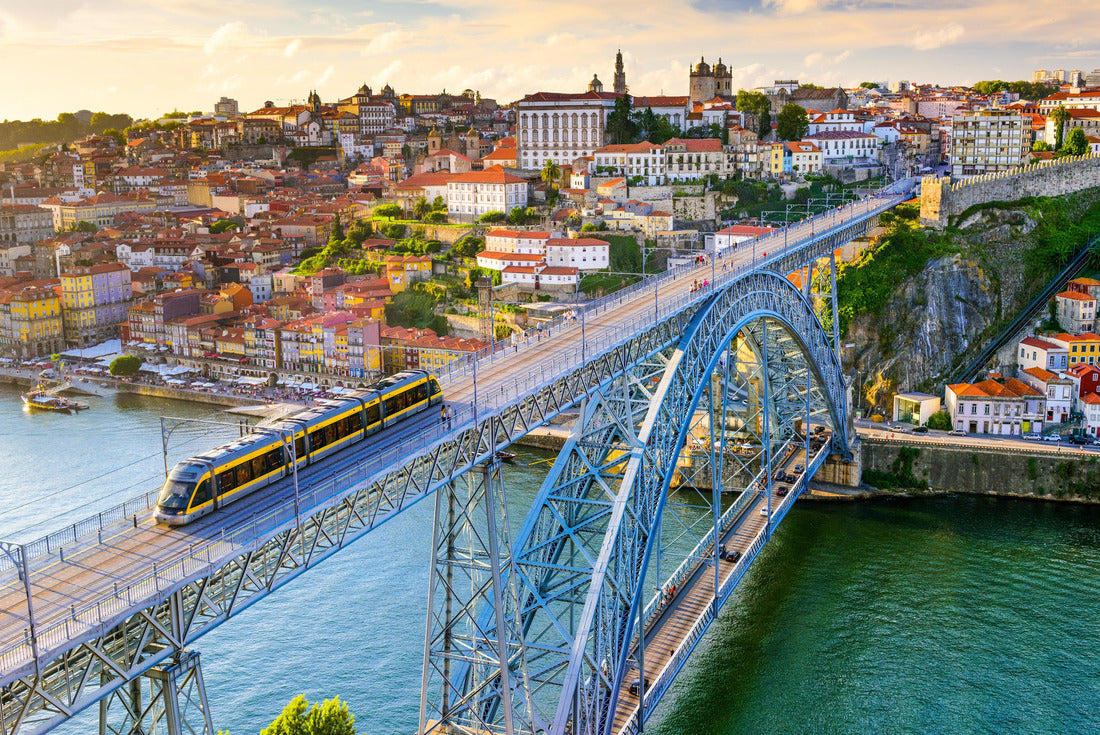 Porto, Portugal cityscape on the Douro River and Dom Luis I Bridge 2000pc Puzzle