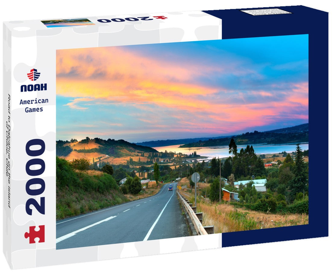 Road to Dalcahue on the island of Chiloe, Chile 2000pc Puzzle
