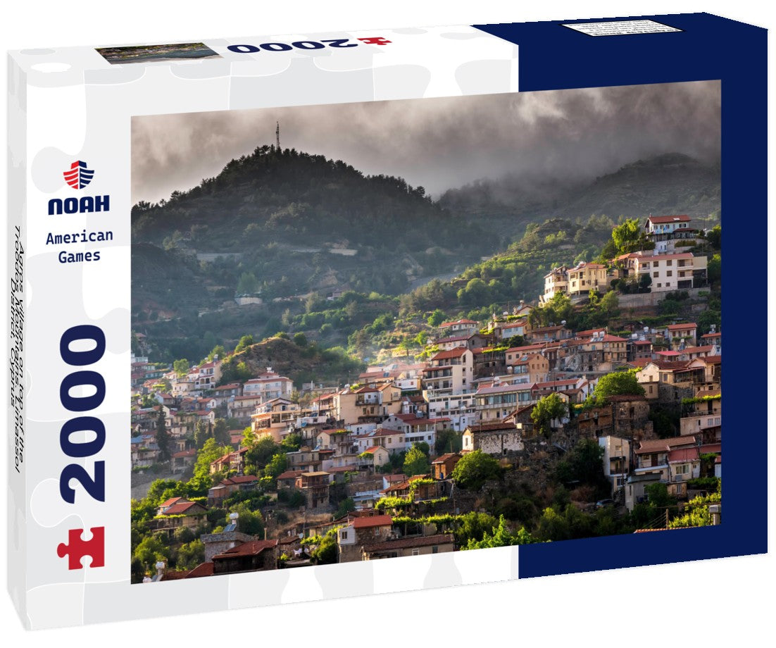 Agros village on top of the Troodos Mountains. Limassol District, Cyprus 2000pc Puzzle