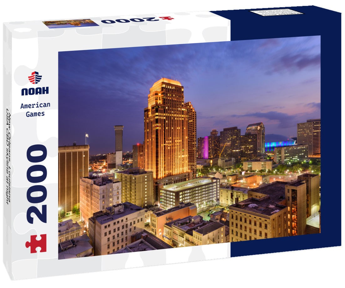 New Orleans, Louisiana, USA CBD skyline at night 2000pc Puzzle