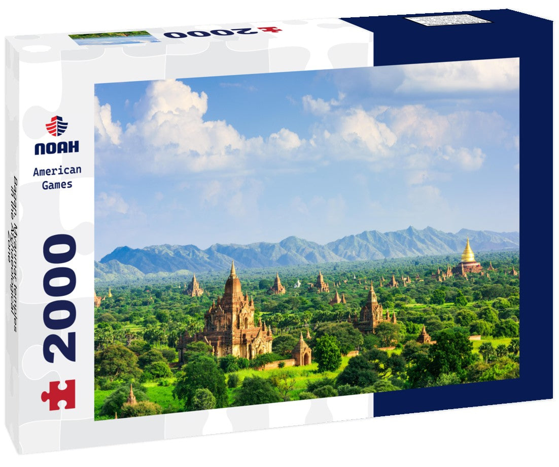 Bagan, Myanmar temples in the Archaeological Zone 2000pc Puzzle