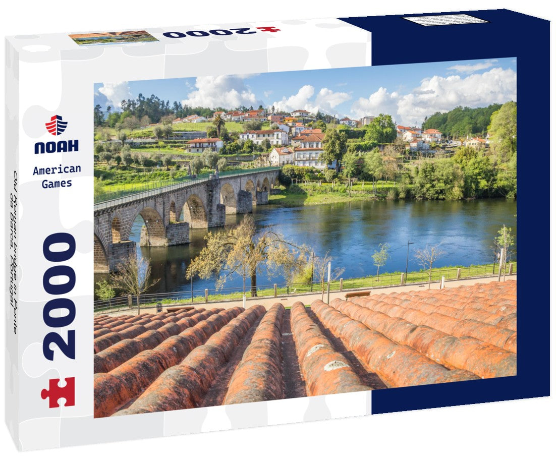 Old Roman bridge in Ponte da Barca, Portugal 2000pc Puzzle
