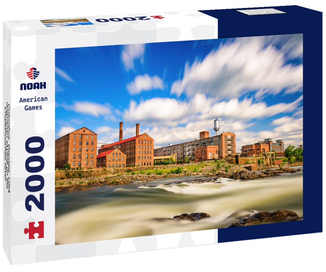 Columbus, Georgia, USA downtown skyline on the Chattahoochee River 2000pc Puzzle