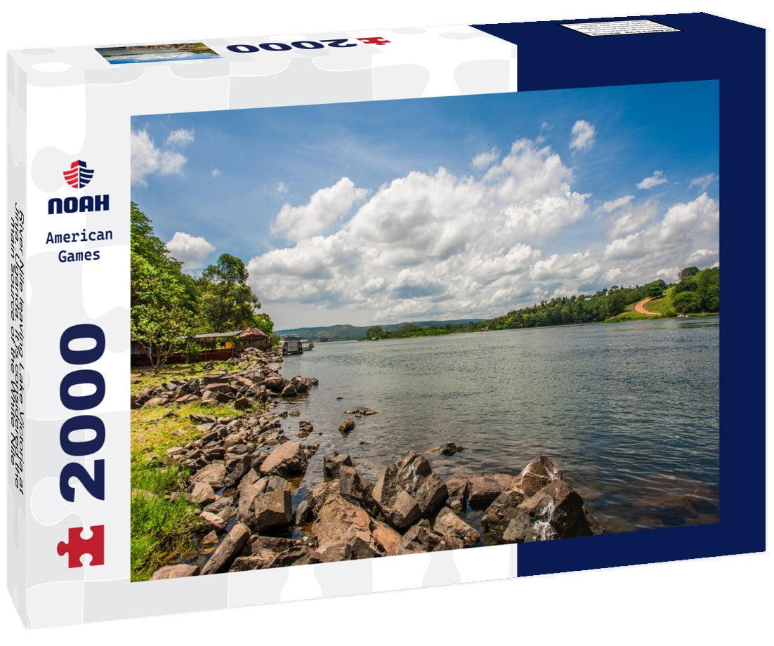 River Nile leaving Lake Victoria at Jinja, Uganda. It is considered the main source of the White Nile 2000pc Puzzle