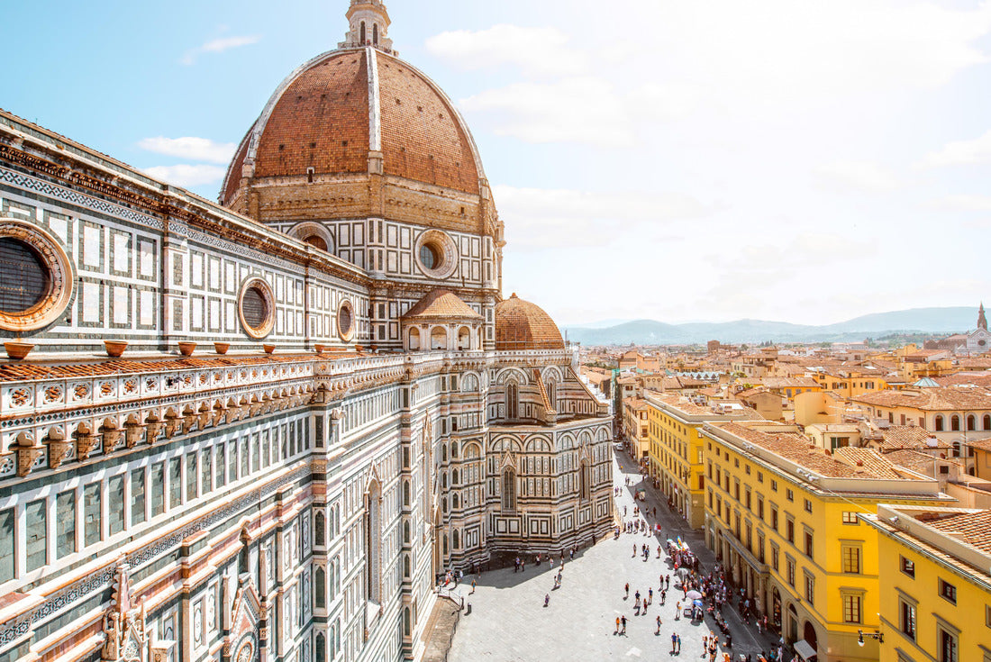 Cityscape on the dome of the church of Santa Maria del Fiore and the old town of Florence 2000pc Puzzle