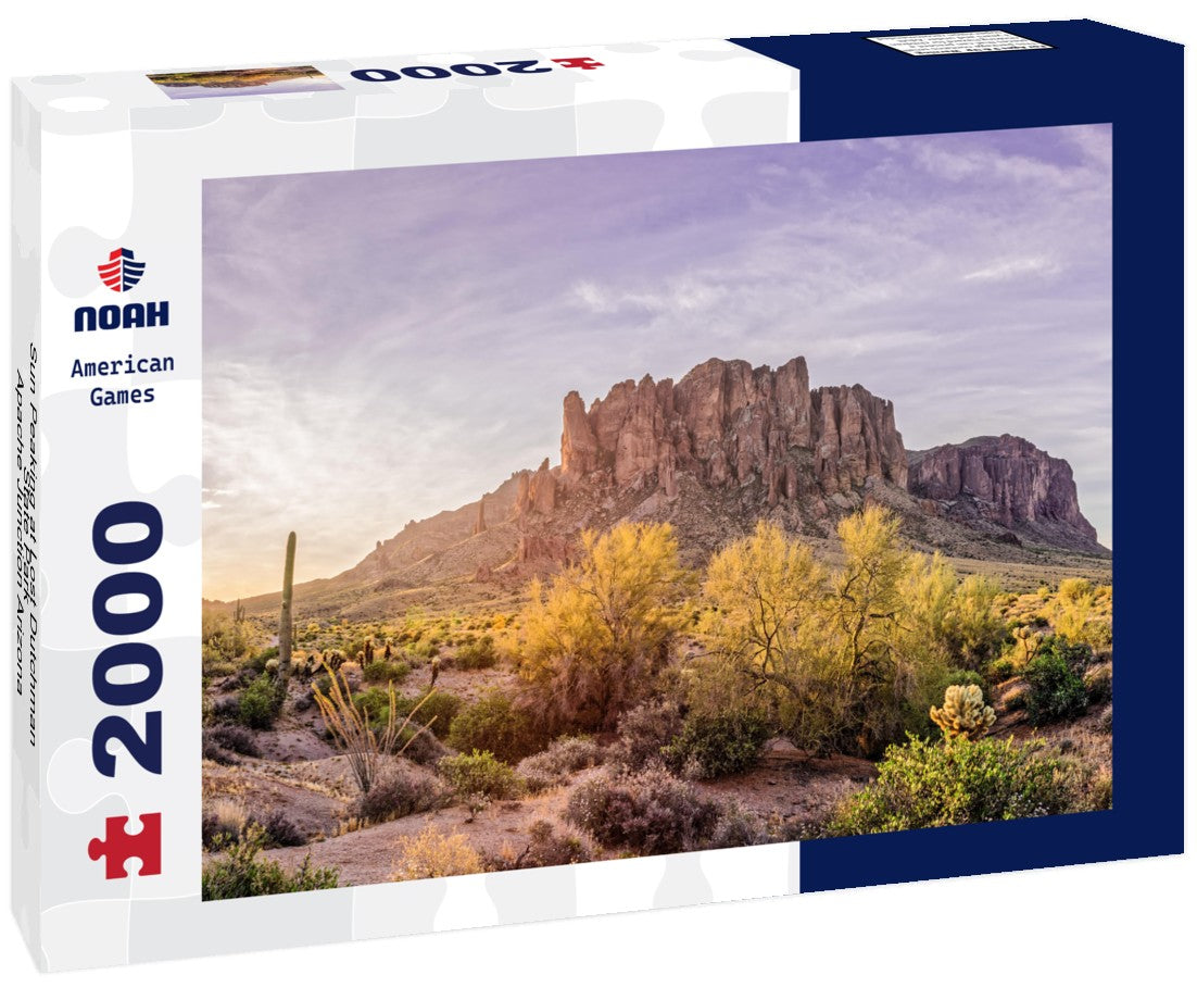 Sun Peaking at Lost Dutchman State Park - Apache Junction Arizona 2000pc Puzzle